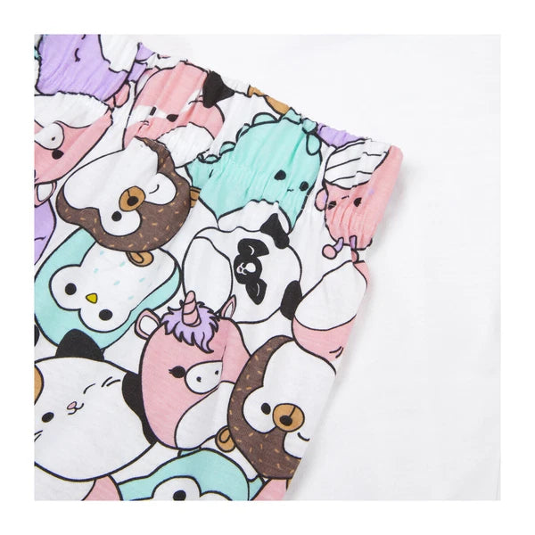 Squishmallows Ladies Pyjamas Womens Off the Shoulder PJ Set