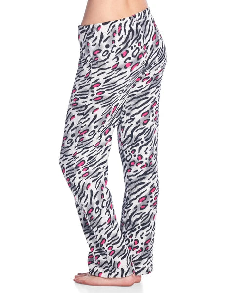 Casual Nights Women's Plush Microfleece Pajama Lounge Pants