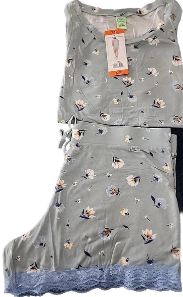 Honeydew Intimates ~ Size 2XL (XXL) ~ 2-Piece Pajama Short Set ~ CLOVER FLORAL