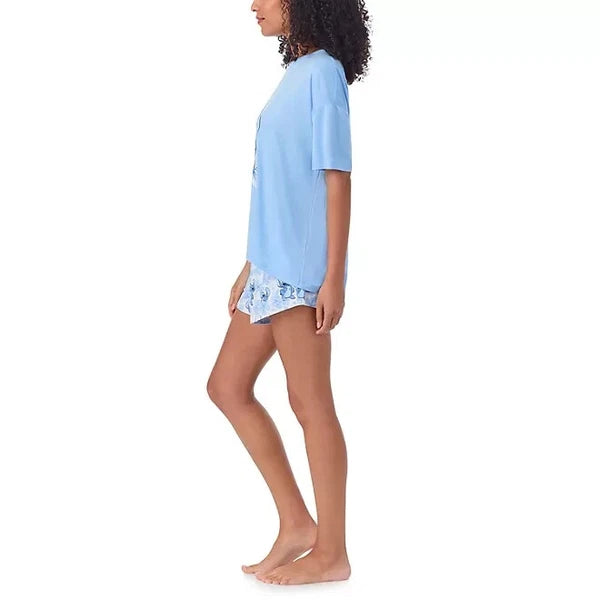 Stitch 2-Piece Short Sleeve and Short Pajama Set Size XL 16-18