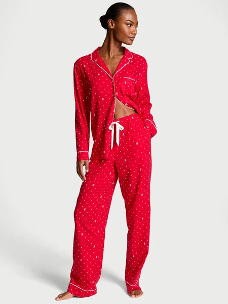 VICTORIA'S SECRET Flannel Long PJ 2-pc Set XS, S, M, L, XL Reg, Long, Short NEW