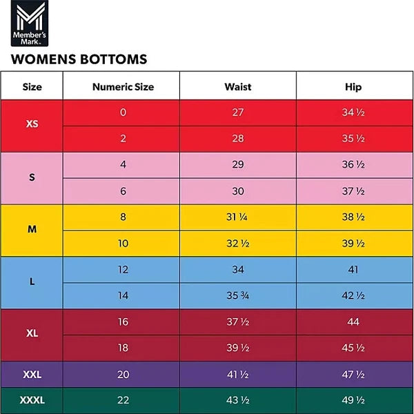 Member's Mark Women's Notch Collar Pajama Set Size XL Grey