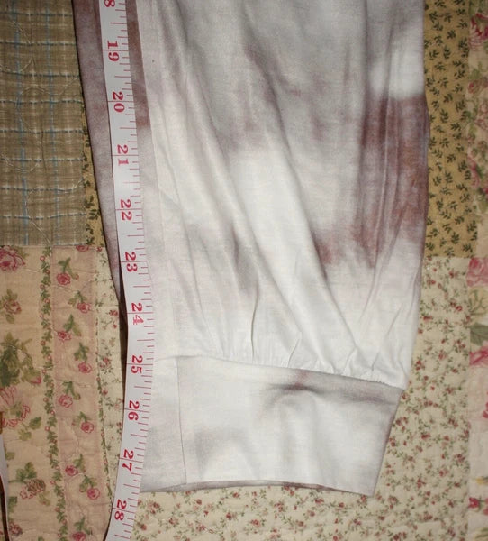 XL NWOT Women's Romantic Hut Salmon Tie Dye Jogger & LS Crew Neck Top Lounge SET