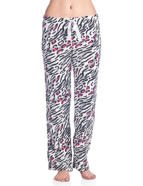 Casual Nights Women's Plush Microfleece Pajama Lounge Pants