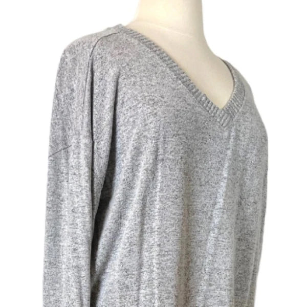 Soma Women’s Lounge Set Brushed Terry Ribbed Wide Leg Pants Gray Size XXL Plus