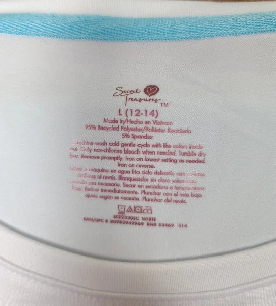 Large Secret Treasures Pajama Set Top and Jogger Bottoms Women's Regular 12-14