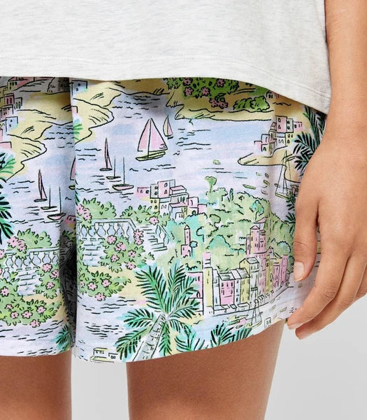 LADIES size M / 12 Summertime Dreaming grey marle pyjamas Target Medium NEW A560